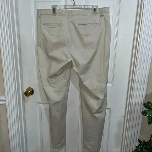 Sonoma mid rise cream colored khaki - Picture 3 of 6